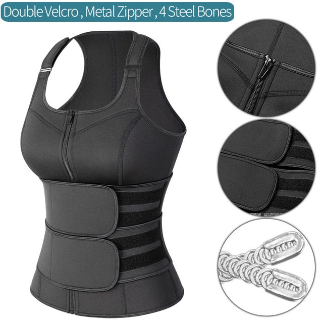 Double Strapped Sweat Waist Trainer