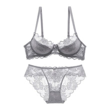 Load image into Gallery viewer, Floral Lace Bra Set
