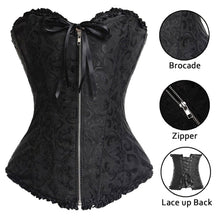 Load image into Gallery viewer, Zip Up Classic Corset
