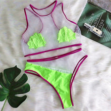 Load image into Gallery viewer, Aaliyah Green Bikini Set
