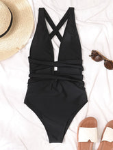 Load image into Gallery viewer, Deep V-Neck Swimsuit
